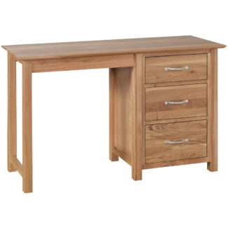 Thame Oak Single Pedestal Dressing Table 