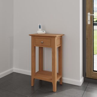 Alton Oak Telephone Table