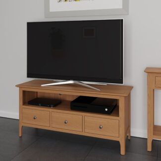 Alton Oak Large TV Unit