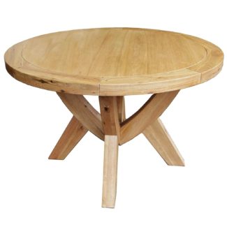 Cathedral Oak Circular Dining Table 
