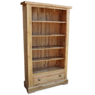 Cathedral Oak Tall Wide Bookcase 