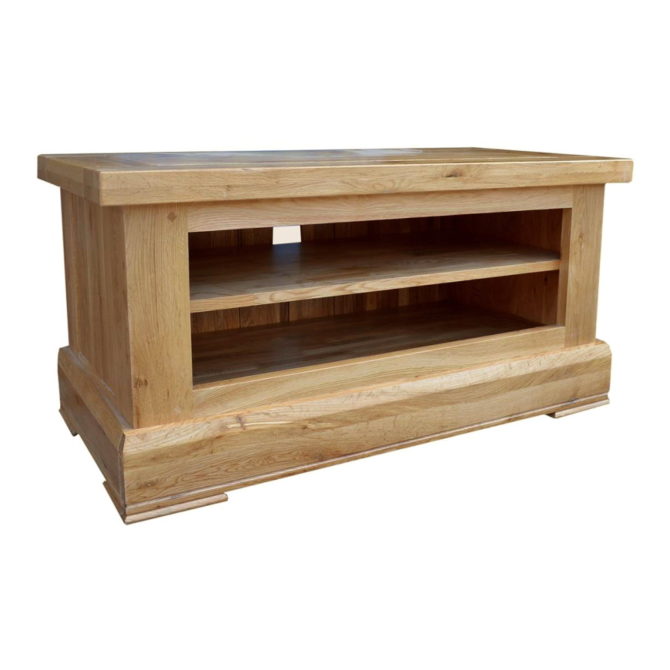 Pine and Oak Cathedral Oak Small TV Unit
