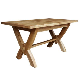 Pine and Oak Cathedral Oak Petite Ox Bow 1450mm Table