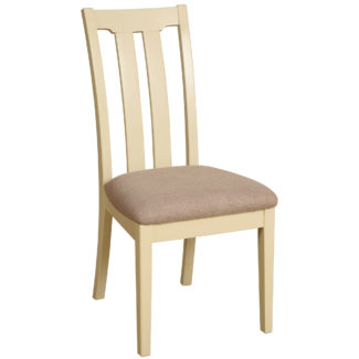 Coral Painted Slat Back Dining Chair 
