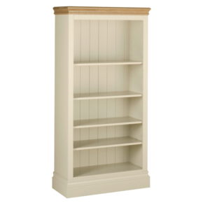 Coral Painted 5Ft Bookcase