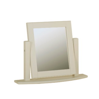 Pine and Oak Coral Painted Dressing Table Mirror