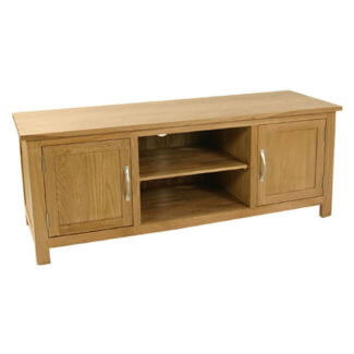 Classic Oak 2 Door Large TV Unit