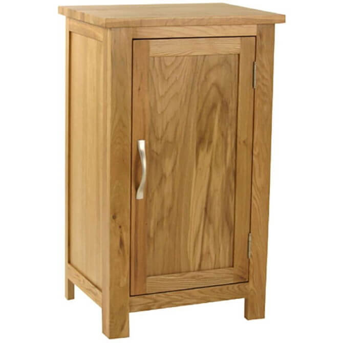 Classic Oak 1 Door Cupboard Pine and Oak