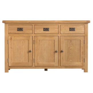 Coburn Oak 3 Door, 3 Drawer Sideboard