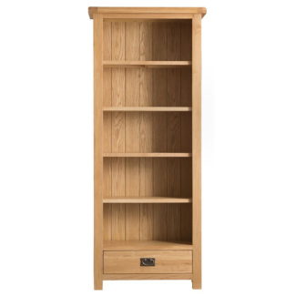 Coburn Oak Medium, 1 Drawer Bookcase 