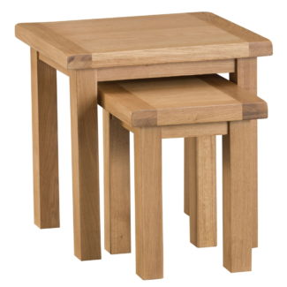 Coburn Oak Nest Of 2 Tables