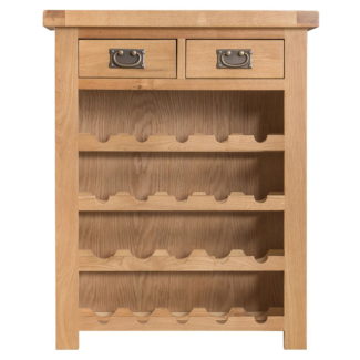 Coburn Oak Small Wine Rack