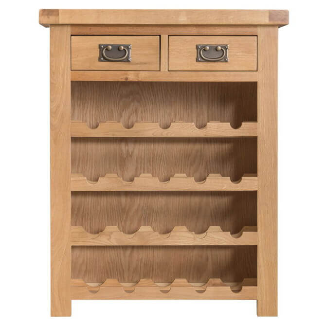 Pine and Oak Coburn Oak Small Wine Rack