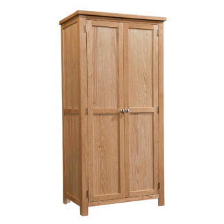 Dorchester Oak 2 Door Full Hang Wardrobe