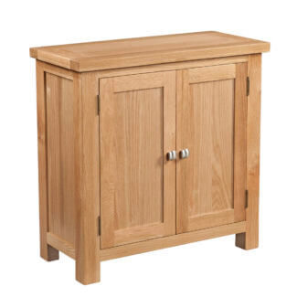 Pine and Oak Dorchester Oak 2 Door Cupboard