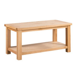 Dorchester Oak Large Coffee Table with Shelf