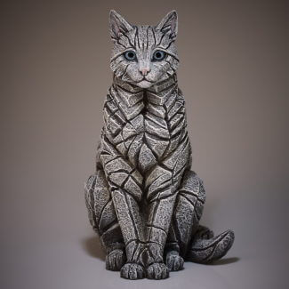 Pine and Oak Cat Sitting - White