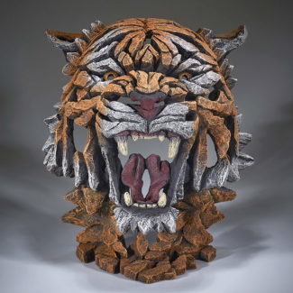 Pine and Oak Tiger Bust - Bengal