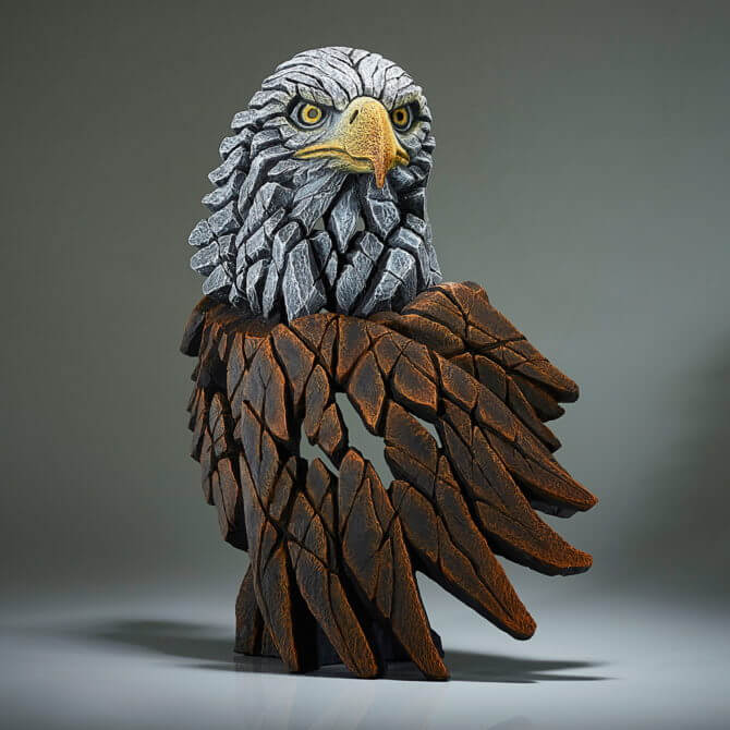 Pine and Oak Eagle Bust - Bald