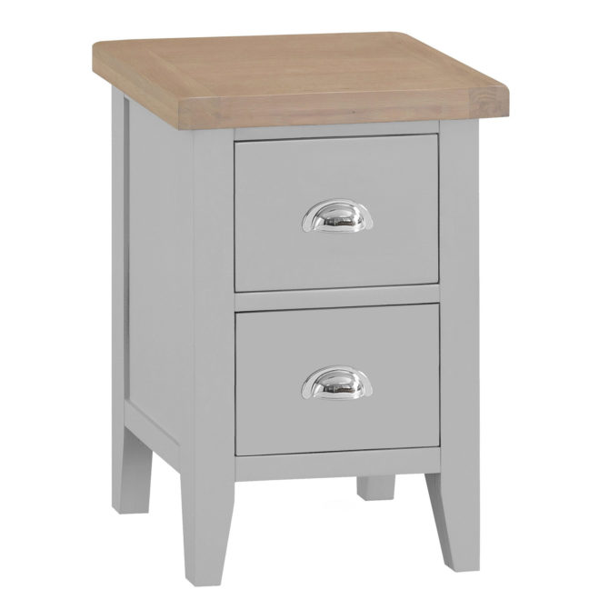 Meon Painted Small 2 Drawer Bedside 