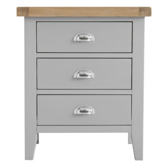 Meon Painted Extra Large 3 Drawer Bedside 
