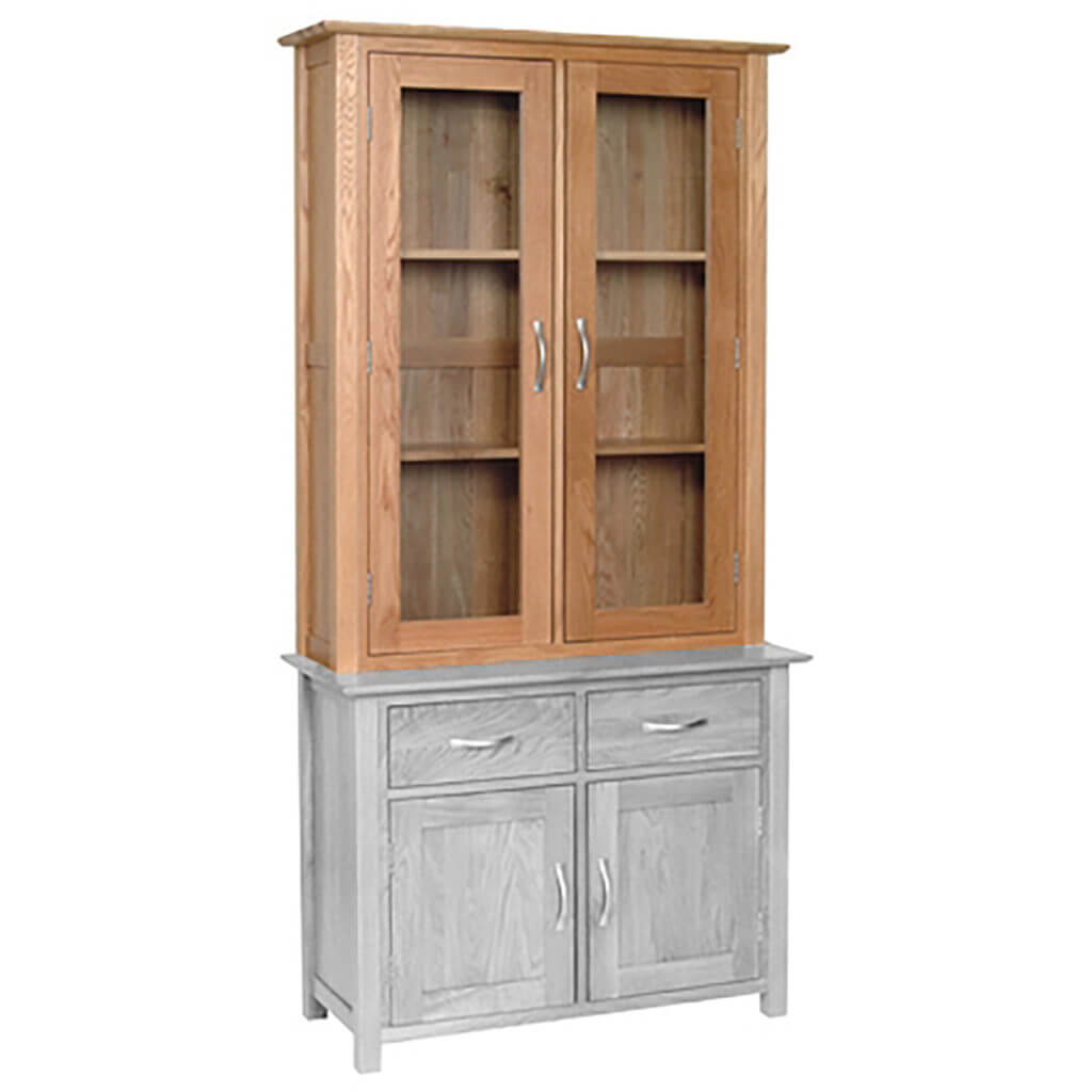 Thame Oak 3′ Glazed Dresser Top Pine and Oak
