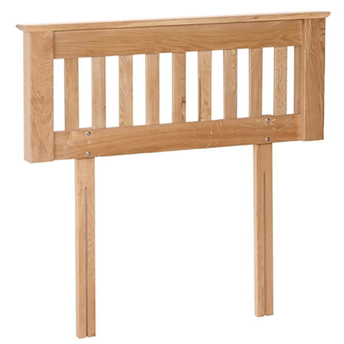 Pine and Oak Thame Oak 4Ft6inches  Headboard