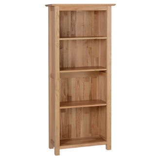 Pine and Oak Thame Oak 5Ft, Narrow Bookcase