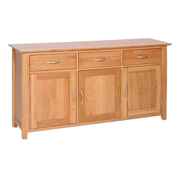 Pine and Oak Thame Oak Large Sideboard