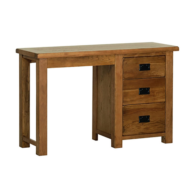Arbour Oak Single Pedestal Dressing Table 