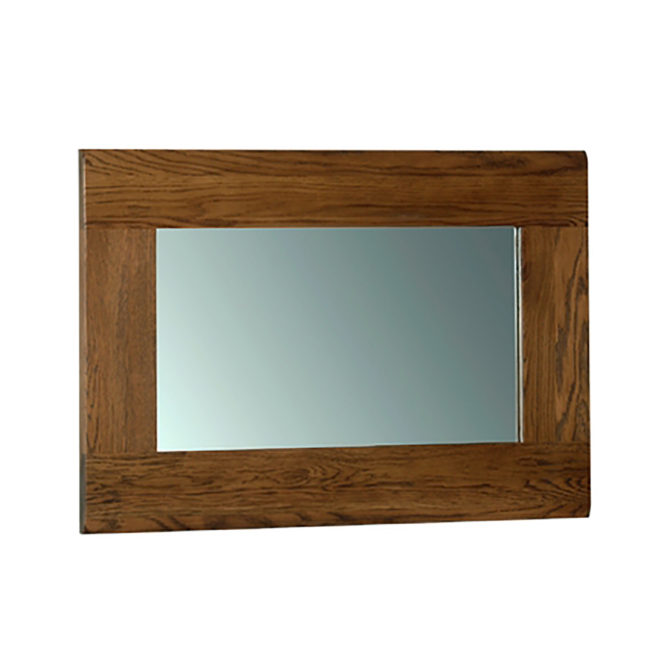 Arbour Oak Wall Mirror 900x600mm 