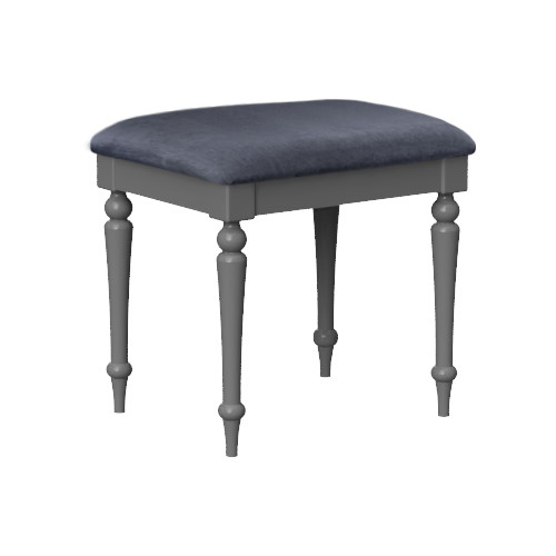Storm Painted Dressing Table Stool 