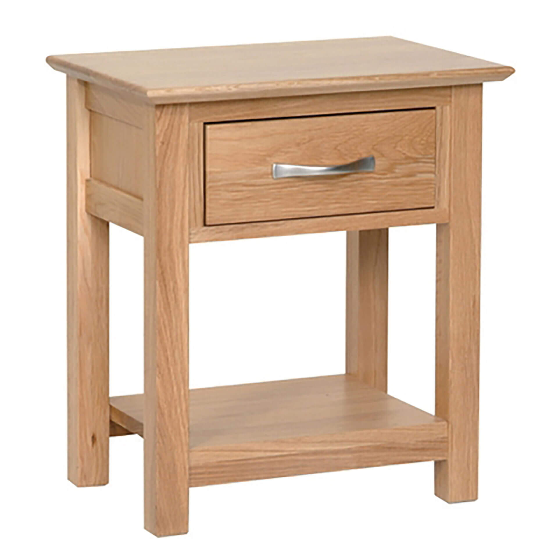 Thame NB25 1 drawer bedside | Pine and Oak Pine and Oak Thame Oak 1 Drawer Bedside