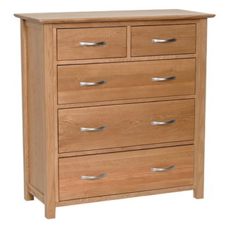 Thame Oak 2 Over 3 Chest of Drawers 