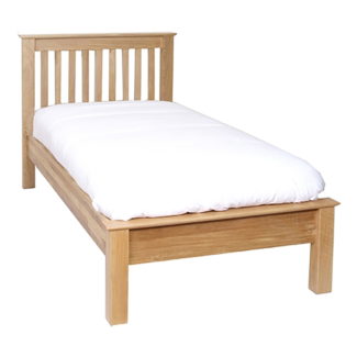 Pine and Oak Thame Oak 3Ft Low Foot End Bed