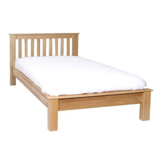 Thame Oak 4Ft6inches  Low Foot End Bed