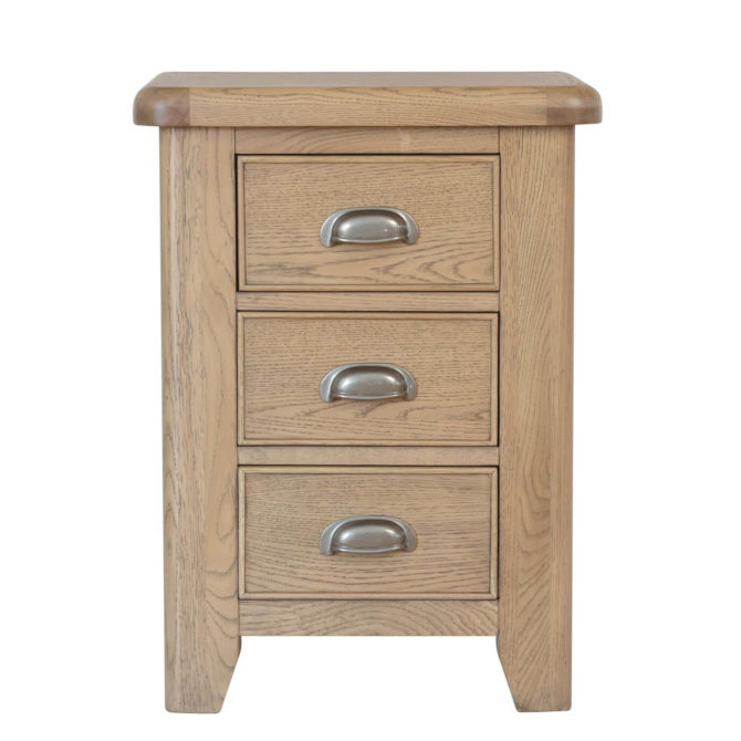 Holburn Oak Large Bedside Cabinet 