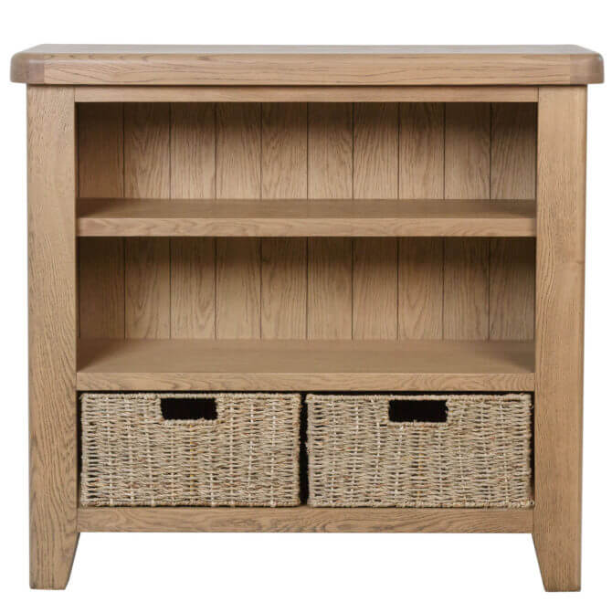 Pine and Oak Holburn Oak Small Bookcase