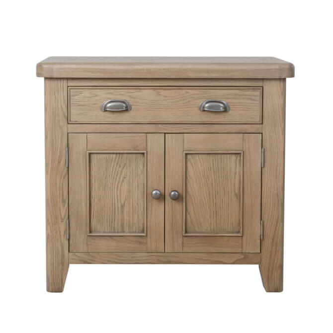 Pine and Oak Holburn Oak 1 Drawer, 2 Door Sideboard