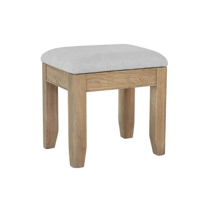 Pine and Oak Holburn Oak Dressing Table Stool