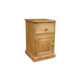 Cottage Pine 1 Door, 1 Drawer Bedside