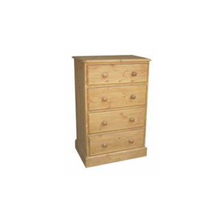 Cottage Pine 24inches  4 Drawer Chest 