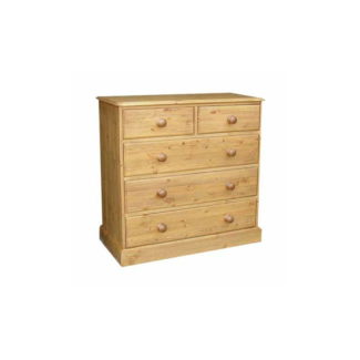 Cottage Pine 36inches  2 Over 3 Chest of Drawers