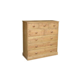 Cottage Pine 42inches  8 Drawer Combi Chest