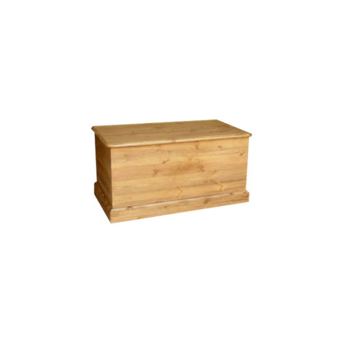 Pine and Oak Cottage Pine Storage Box