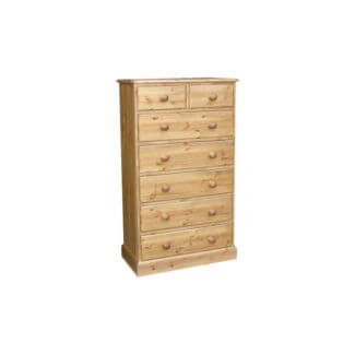 Cottage Pine 30inches  2 Over 5 Chest of Drawers