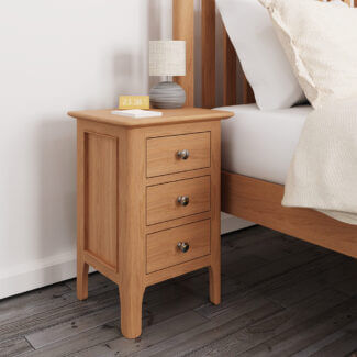 Alton Oak Small Bedside Cabinet