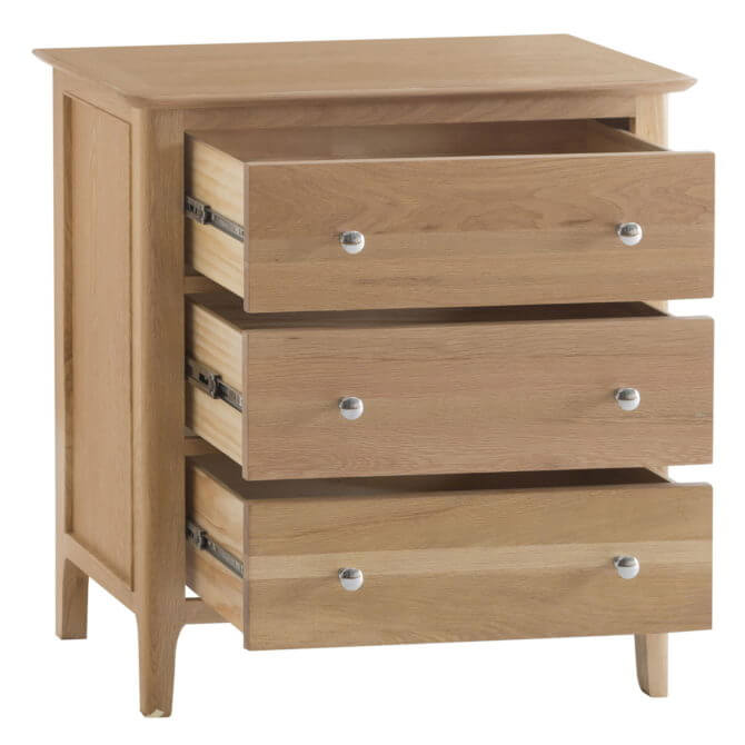 Pine and Oak Alton Oak 3 Drawer Chest