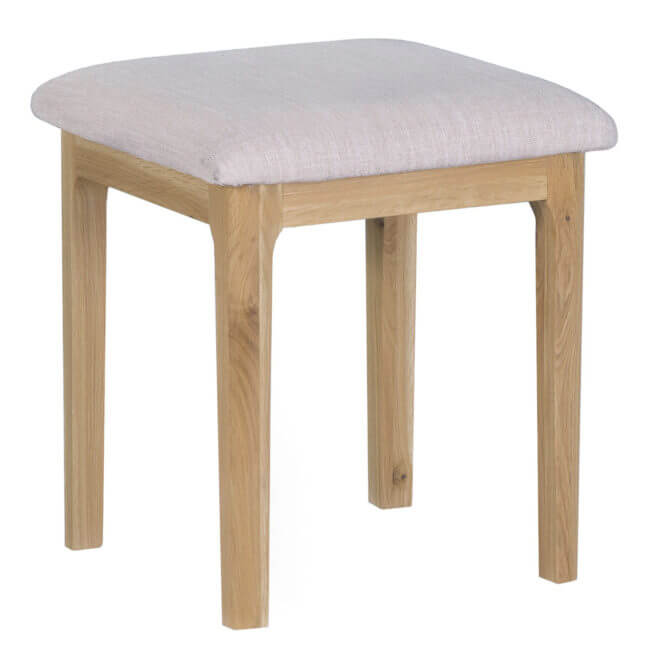 Pine and Oak Alton Oak Dressing Table Stool