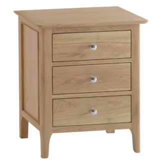 Alton Oak Extra Large Bedside Cabinet